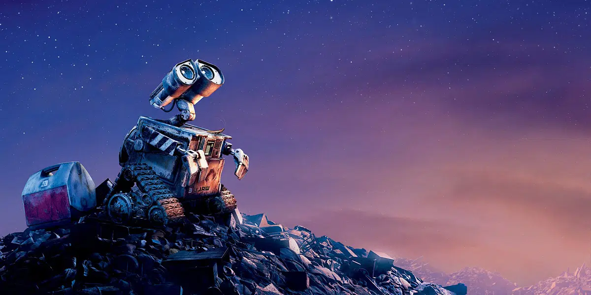 "Wall-E" es uno de los personajes más tiernos y entrañables de la animación moderna.