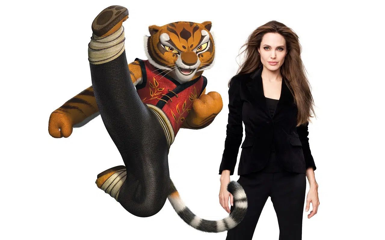 Angelina es la voz detrás de Kung Fu Tigresa en “Kung Fu Panda”.