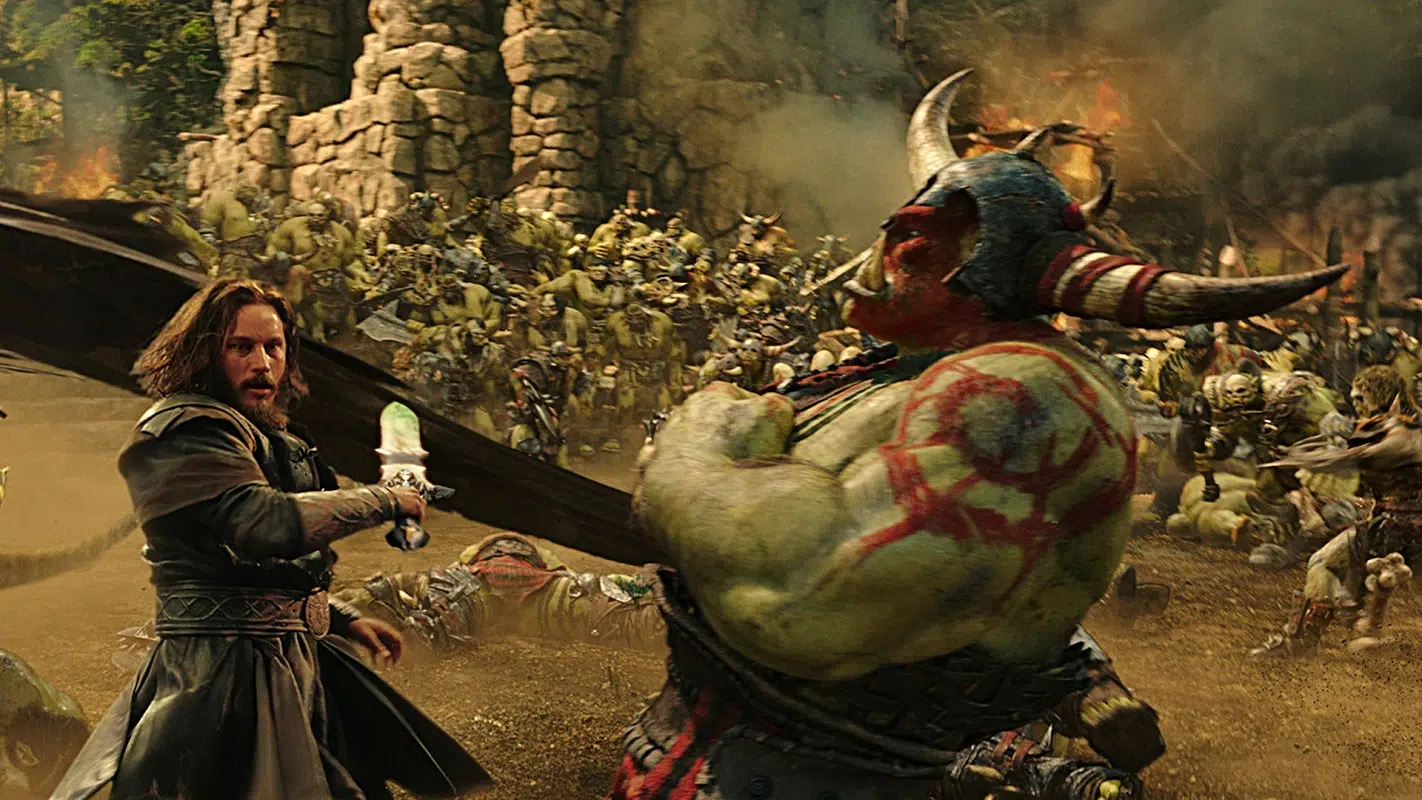 "Warcraft: El primer encuentro de dos mundos".